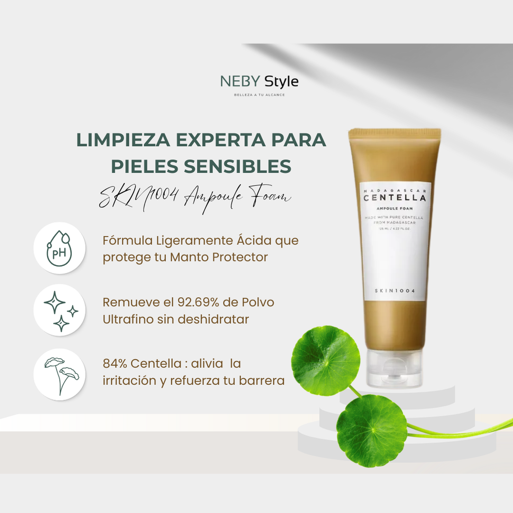 LIMPIADOR FACIAL EN ESPUMA CON CENTELLA ASIÁTICA