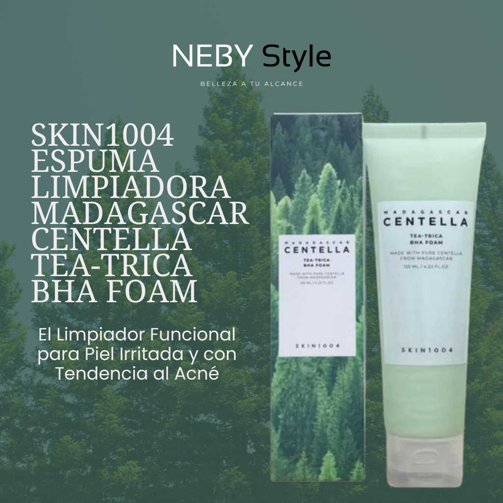 LIMPIADOR SKIN1004 TEA-TRICA BHA FOAM | Tratamiento Anti-Acné y Calma Intensiva